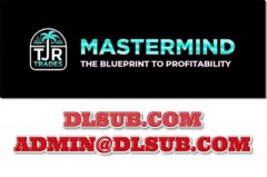 Course platform screenshot showing TJR Trades Mastermind online training program