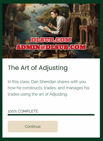 Dan Sheridan - The Art of Adjusting