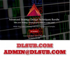 NinjaCoding – Advanced Strategy Design Techniques Bundle NinjaCoding course cover image showing advanced trading strategy concepts for NinjaTrader 8