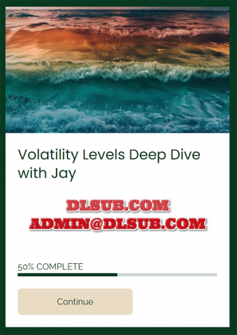 Dan Sheridan – Volatility Levels Deep Dive with Jay