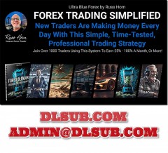 Promotional training system image of Ultra Blue Forex 2024 course program