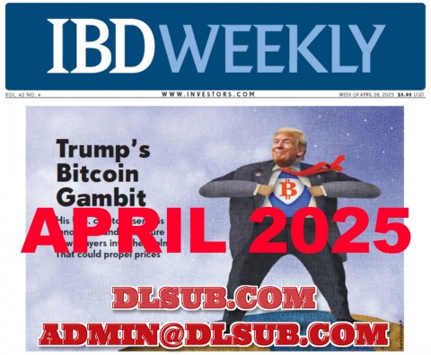 Branded marketing photo of Investor Business Daily Digital Edition - eIBD Weekly April 2025 online course package - trading research