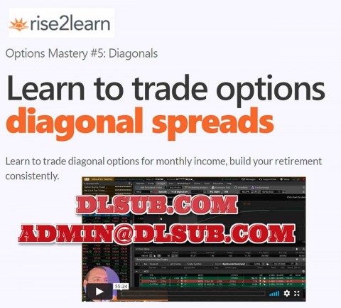 Sasha Evdakov Options Mastery 5 Diagonals rise2learn.com