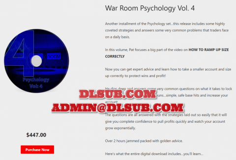 TrickTrades - War Room Psychology Package Volume 4 (tricktrades.com) $447