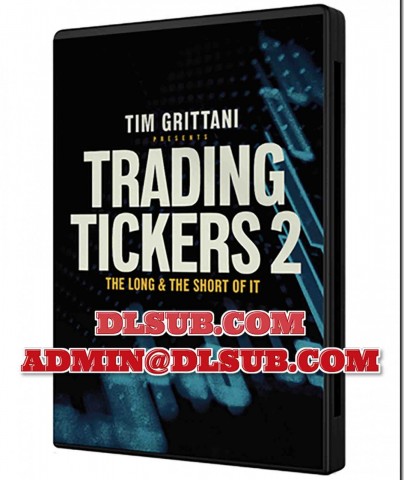 Cover DVD disc artwork of Tim Grittani – Trading Tickers 2 e-learning trading system