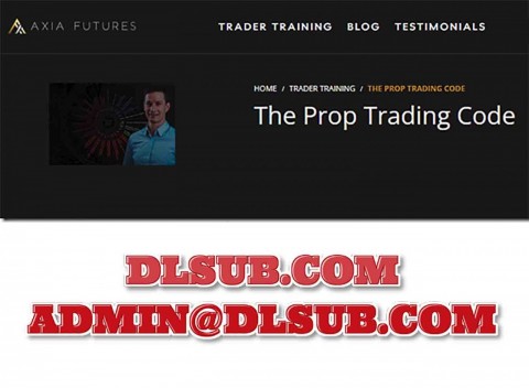 Axia Futures branded cover image for online training system