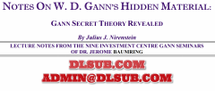 Julius Nirenstein Notes On W.D. Ganns Hidden Material The Complete Gann I to IX Lecture Notes