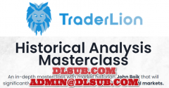John Boik - Historical Analysis Masterclass (traderlion.com) $999