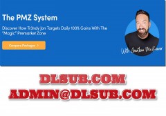 Course platform screenshot showing Simpler Trading – PMZ System ELITE online training program