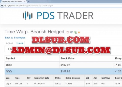 PDS Trader branding photo for System Strategies and Pay Day Stocks Overview online learning, instructor lifestyle marketing image