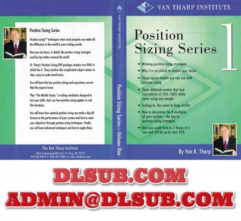 Professional cover image of Van Tharp – Position Sizing Course 2 DVD digital course