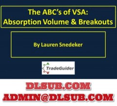 Tradeguider The ABCs of VSA Volume Spread Analysis branded promotional cover for online education
